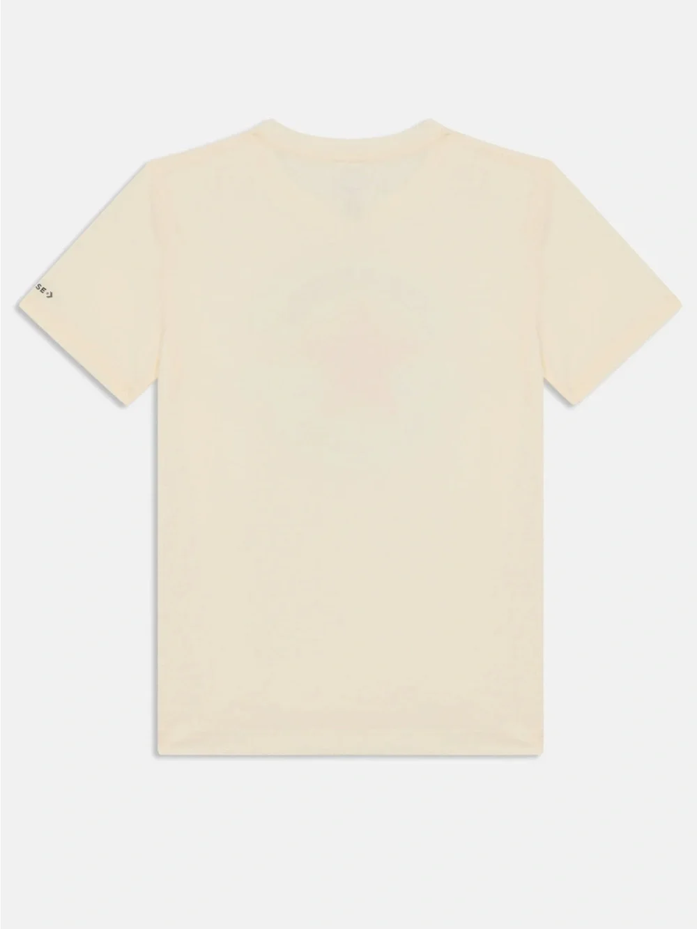 Boys Converse Kids' All Star Logo Tee - Cream with Coral Star